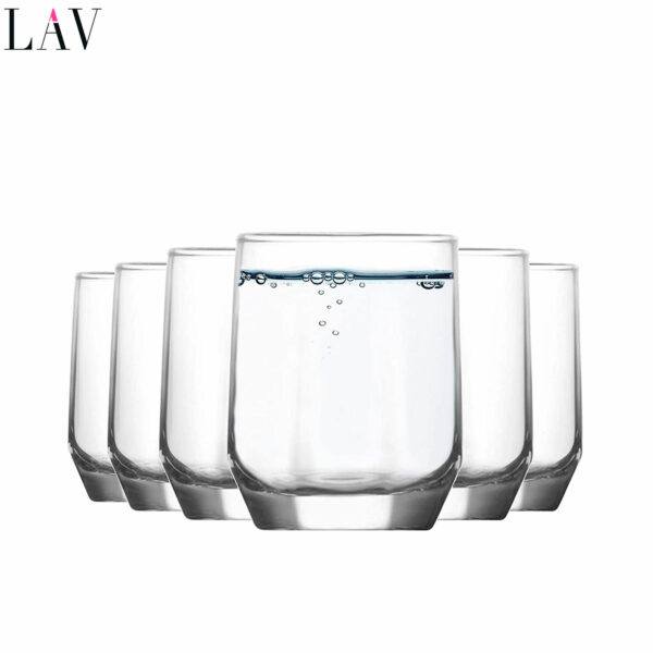 Set de vasos LAV Diamond (6 UND) Multimax