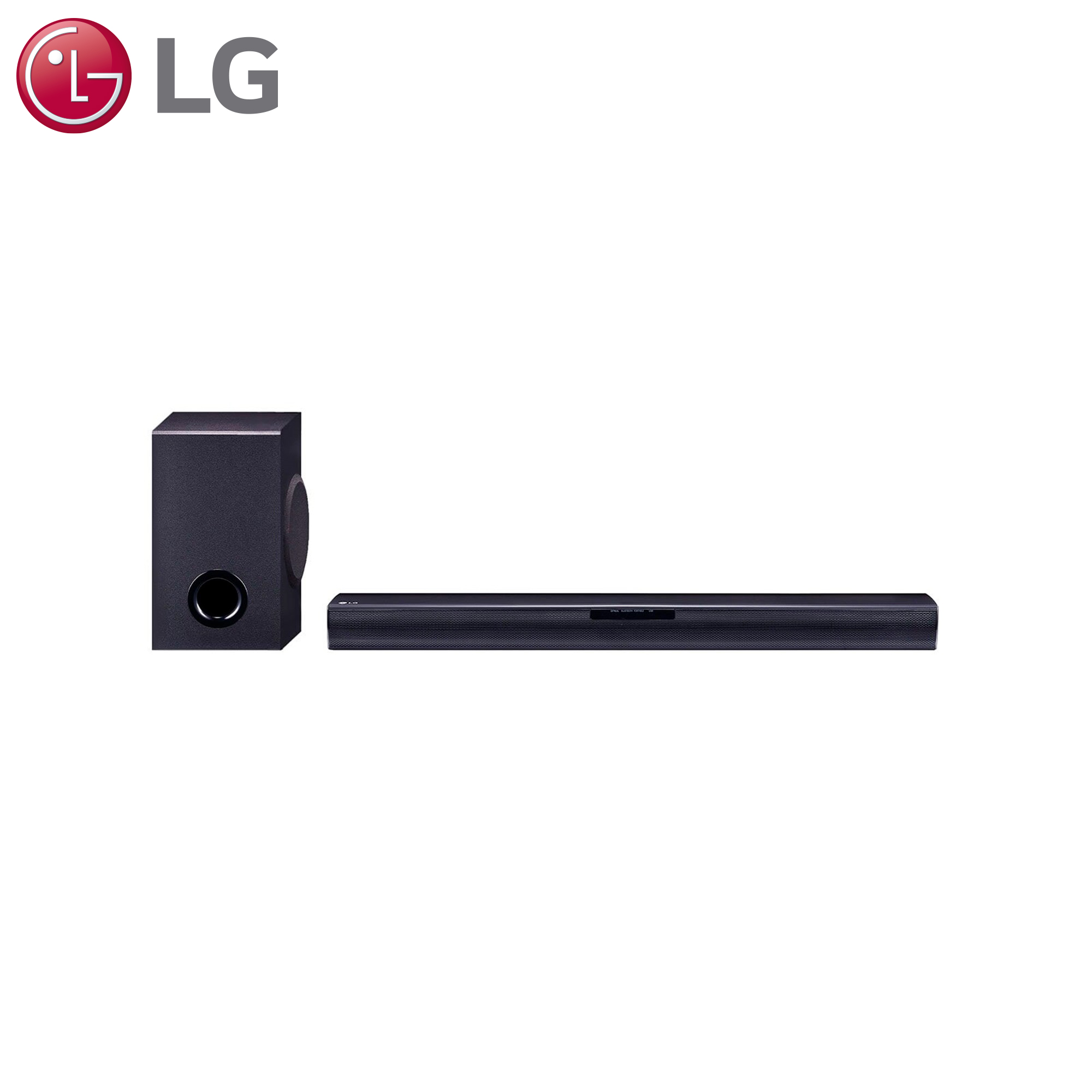 SoundBar LG SQC1 con 160W de potencia y 2.1 canales - SQC1