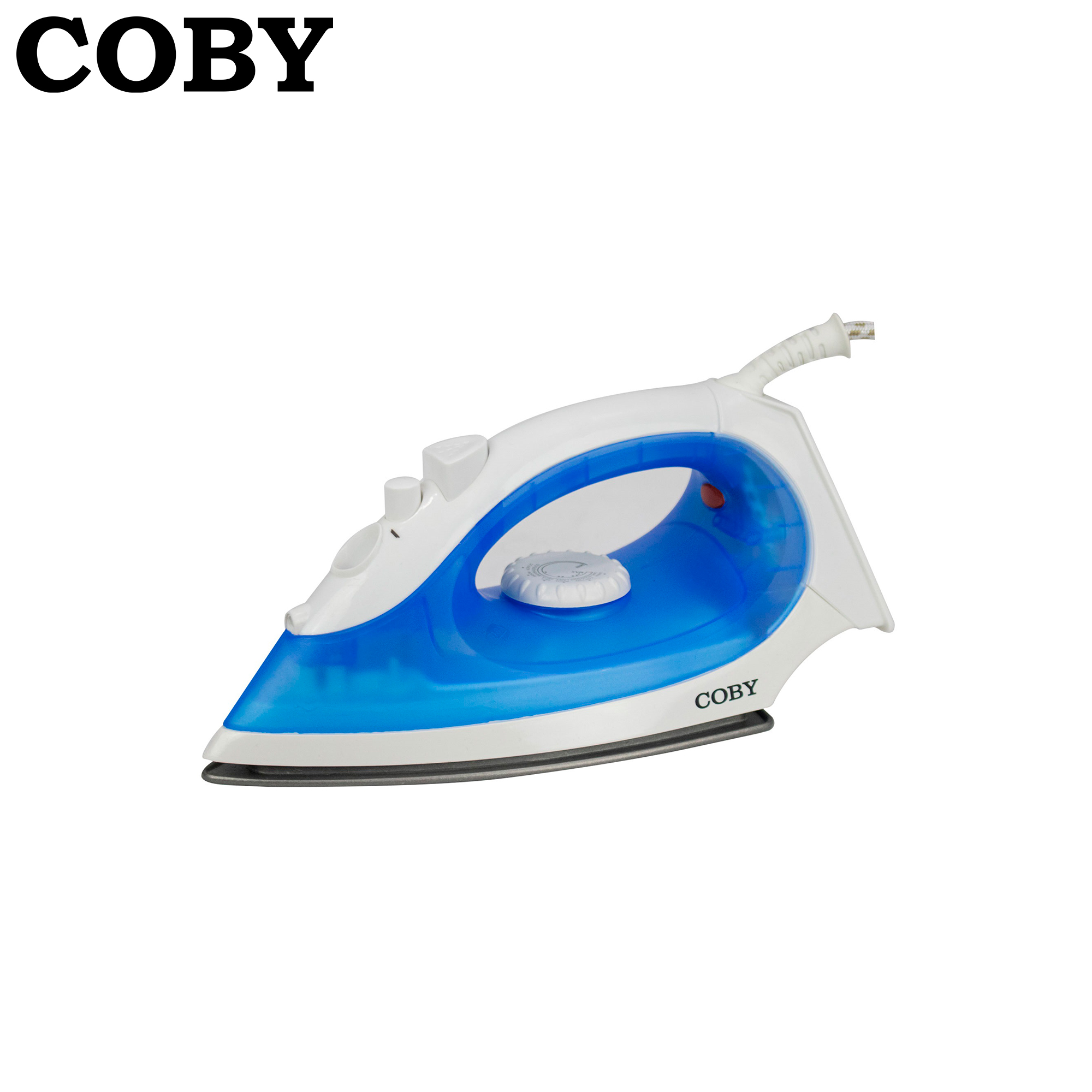 Plancha a vapor y seco Coby azul - Multimax Store